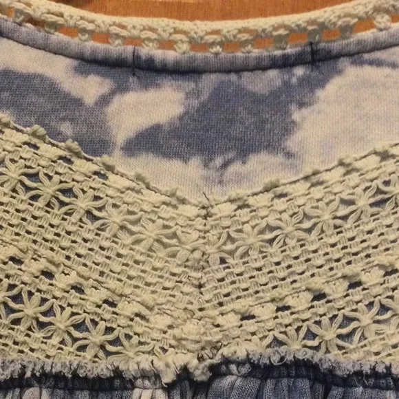 NWOT Free People Tie Dye Zip Up Sweatshirt - Picture 6 of 10